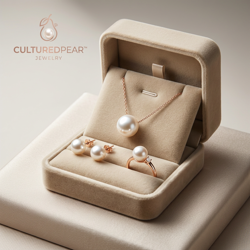 Culturedpear™ Pearl Elegance Jewelry Gift Set